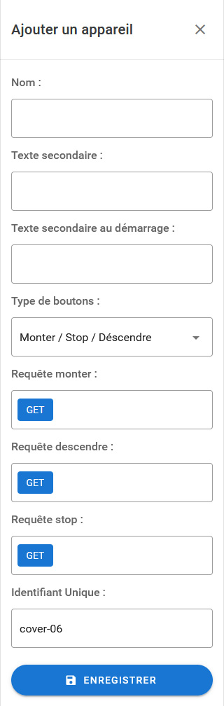 Paramètres Appareil