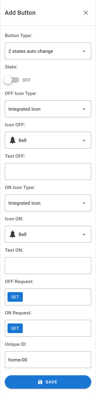 Home Buttons Edit