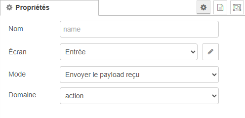send node settings