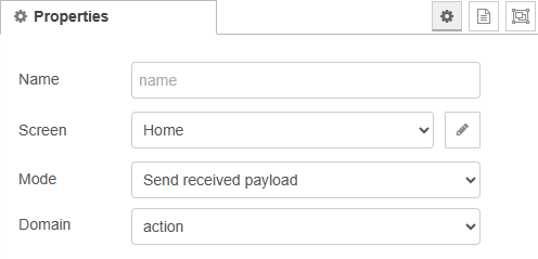 send node settings